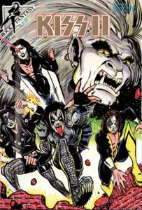 Rock Fantasy Comic Book Kiss II April 1992 Michael Valentine Vintage Demon - Picture 1 of 1