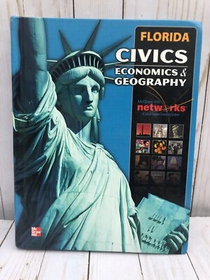 Florida Civics Economics + Geography McGraw Hill Social Studies Homeschool Study - Image 1 of 4