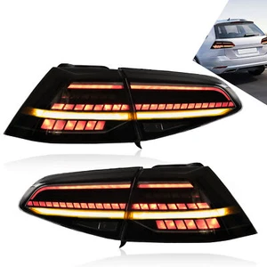 Luces traseras LED VLAND 2013-20 VW Golf 7 MK7 GTI MK7.5 tintadas secuenciales - Imagen 1 de 9