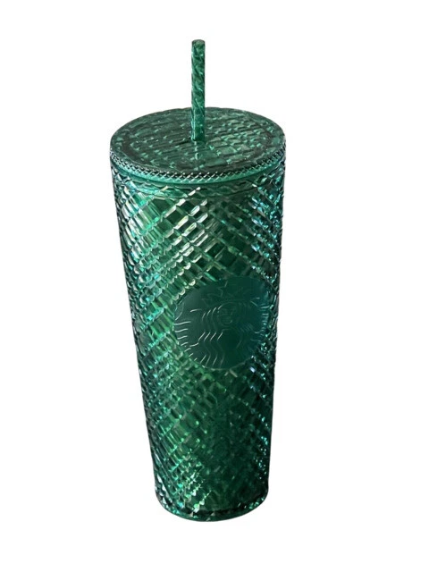 Starbucks Spring 2022 Emerald Green Jeweled Cold Cup