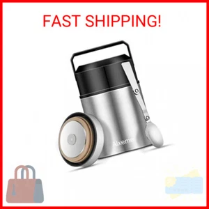 Food Jar Insulated Lunch Container Bento Box for Cold Hot Food 27oz Food Flask W - Picture 1 of 2