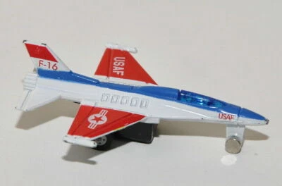 Modellino aereo F-16 Fighting Falcon USAF metallo con retrocarica made in Cina - Immagine 1 di 3