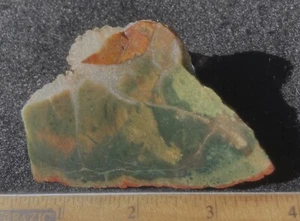 CARRASITE PORCELAIN JASPER RARE A GRADE SLAB W/ QUARTZ 1.7 OUNCES 48 GRAMS - Bild 1 von 4