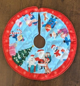 Rudolph The Red Nose Reindeer and Friends Tree Skirt Small 12" Christmas Decor - Picture 1 of 4