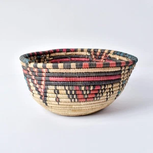 Cesta de hierba Hausa Nigeria 9 pulgadas - Imagen 1 de 11