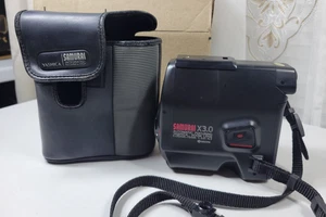 Fotocamera AF vintage rossa Kyocera Yashica Samurai X3.0 35 mm testata a batteria COSÌ COM'È! - Foto 1 di 17