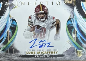 2025 Topps Inception Luke McCaffrey Washington Commanders RC Var Auto #RAV-LMC - Picture 1 of 2
