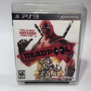 Deadpool (Sony PlayStation 3, 2013) completo CIB con manuale testato LEGGI - Foto 1 di 8