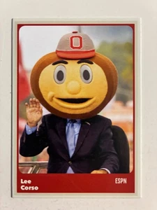 Lee Corso Brutus Buckeye OHIO STATE ESPN College GameDay benutzerdefinierte Sammelkarte - Bild 1 von 2