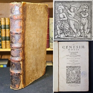 1600 FOLIO Wolfgang Musculus BIBLE COMMENTARIES GENESIS MOSES In Genesim Mosis - Imagen 1 de 24