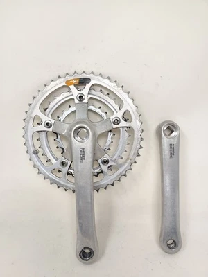 vintage guarnitura crankset Shimano  Deore DX  MTB 46 36 24 FC MT60 175 MT 60 - Image 1 of 4