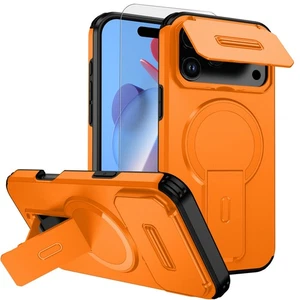 For iPhone 17 Pro Max/17 Pro/Air/17 Shockproof Mag Safe Case Screen & Lens Cover - Picture 1 of 25