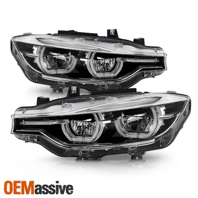 Fits 2012-2015 BMW F30 3-Series Full LED Headlights 320i 328i 335i Left+Right — 第 1/4 张图片