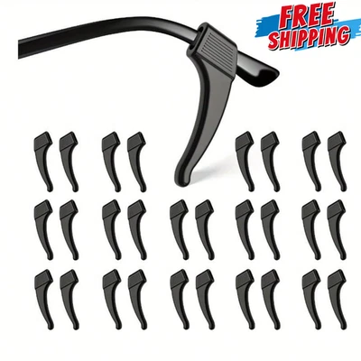 14 Pairs Silicone Anti-Slip Glasses Ear Hooks Tip Eyeglasses Grip Temple Holder - Image 1 of 4