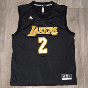 Lakers Lonzo Ball #2 Swingman Adidas Jersey Black Edition Mens Large L NBA 🏀 - Picture 1 of 7