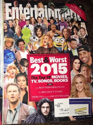 Entertainment Weekly 2015 Adele Drake Taylor Swift Walking Dead Leo Nimoy B King - Image 1 of 4