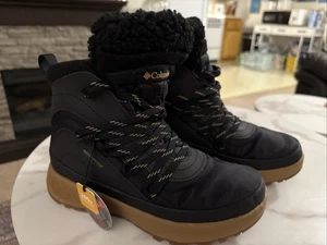 Columbia Red Hills Omni Heat schwarze wasserdichte Damenstiefel Größe 5 - Bild 1 von 8