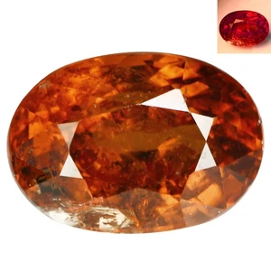 3.12Ct Dazzling Oval 9.3 x 6.6 MM Brown to Red Madagascar Natural Col Chg Garnet - Picture 1 of 5
