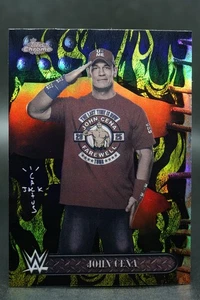2025 Topps Chrome x Cactus Jack WWE - Black & Yellow Flames - #1 John Cena RARE - Bild 1 von 2