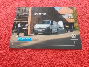 2025 VW TRANSPORTER Prospekt Brochure Catalog 12 Seiten DEUTSCH 12 / 2024 RAR - Bild 1 von 1