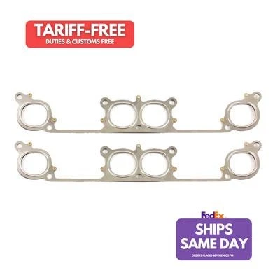 Cometic Gaskets C5040-030, 2 Pack Multi-Layer Steel Mls Exhaust Gaskets .030 Sbc Foto 1 de 4