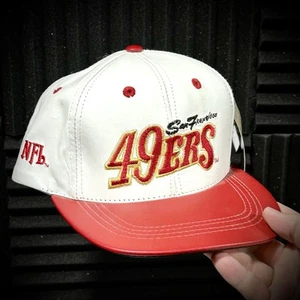 Vintage Modern San Francisco 49ers Cap Snapback US Made Leather NFL Football 1 - Picture 1 of 6