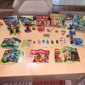 LEGO SET LOT: Ninjago, Atlantis, Alien Conquest (2516, 9440, 7050, 7049, 7976)