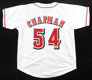 Aroldis Chapman Signed Cincinnati Reds Jersey (JSA) 7xAll Star Pitcher - Picture 1 of 6