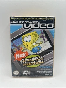 GAME BOY ADVANCED VIDEO: SPONGEBOB SQUAREPANTS VOLUME 2 FACTORY SEALED NEW RARE - Picture 1 of 6