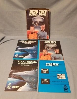 1983 STAR TREK The Role Playing Game FASA 2001 Books Only With Sourcebook Update - Image 1 of 4