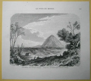 1860 Druck FLOREANA (CHARLES ODER SANTA MARIA), GALAPAGOS INSELN, ECUADOR, #141 - Bild 1 von 1