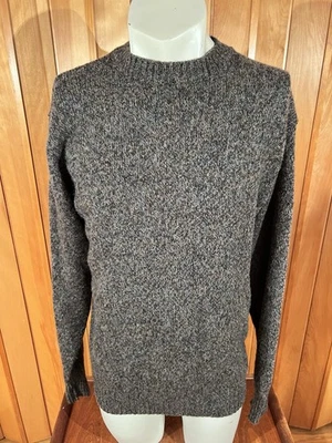 PENDLETON Shetland Virgin Wool Sweater Mens L Charcoal Gray Crewneck - Image 1 of 4