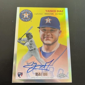 Yainer Diaz Rookie Auto - 2023 Topps Cromo Platino #CPA-YDI - Imagen 1 de 3