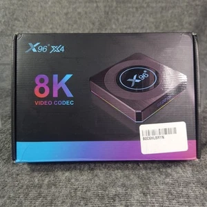 AMLOGIC S905X4 X96-X4 Android 11.0 8K WIFI 2.4G/5G Bluetooth AV1 TV Media Box - Picture 1 of 4
