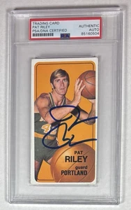 1970-71 Topps PAT RILEY HOF PSA SIGNED AUTOGRAPHED RC ROOKIE Basketball Card #13 - Picture 1 of 2