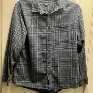 Eddie Bauer Shirt Men’s XL Blue Classic Plaid Flannel Long Sleeve Outdoors - Picture 1 of 5