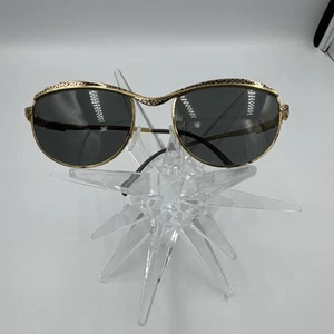 Cazal 258 432 Gold Vintage 1980’s Sunglass W/Grey  Custom New Polarized Lens55mm - Picture 1 of 12