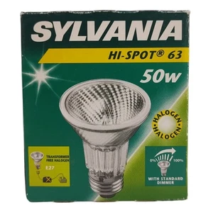SYLVANIA Halogenlampe Hi-Spot 63 E27 240V 50W Flood 25° warm white dimmbar  - Bild 1 von 9