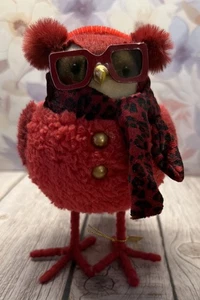 2023 Target WONDERSHOP Featherly Friends Bird RUBY Leopard Print Scarf Fabric - Picture 1 of 6