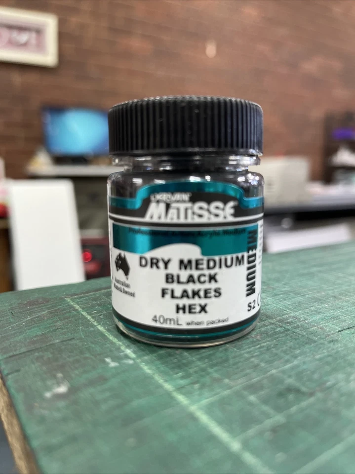 Matisse Dry Medium Black Flake Hex - image 1 of 1