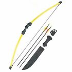 15 Lbs 44" Youth Re-curve Bow Set - Yellow bow (Perfect Starter for Young Child)