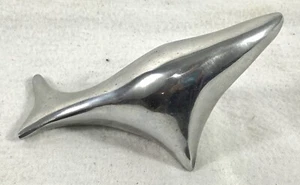 Vintage MCM Gordon Hoselton Signed Aluminum Seal Sculpture Figurine Canada #123 - Picture 1 of 4
