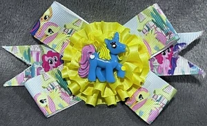 My Little Pony Hair Bow Clip Accessory Dance Cheerleading Dress Fancy Fan Wear - Picture 1 of 4