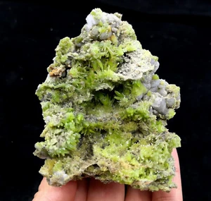 84mm Piromorfita sobre Matriz de Cuarzo, Combinación Rara, Muestra Mineral Natural - Imagen 1 de 8