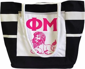 PHI MU Canvas Shoulder Tote Bag - BRAND NEW - Picture 1 of 1