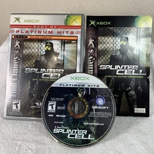 Tom Clancy's Splinter Cell (Microsoft Xbox, 2002) Complete Mint Disc Moreinstore - Picture 1 of 11