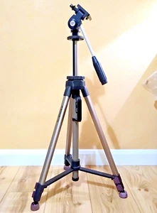 Vintage SLR Camera Tripod Video Tripod, HAMA Gamma 74 Tripod Fully Adjustable - Picture 1 of 23