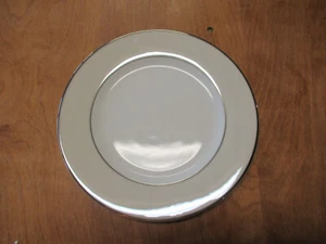 Crate & Barrel Bangladesh LUSTER Salad Plate 8 1/4" 1 ea 6 available - Picture 1 of 5