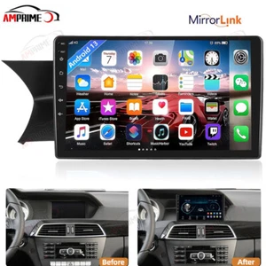 Für Mercedes Benz C Klasse W204 S204 C180 Android 13 Autoradio Navi GPS WiFi 32G - Bild 1 von 22