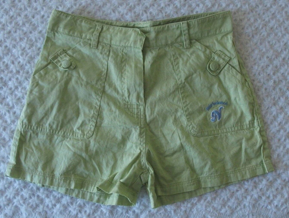 New Balance 12 Girls Shorts lime green EUC cotton - Image 1 of 1